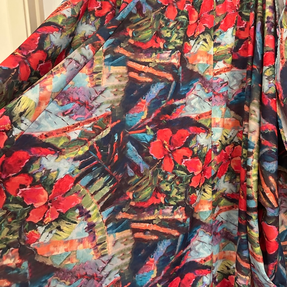 Christian Siriano Maxi Floral Women's Skirt - Picture 4 of 5